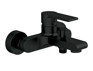 Смеситель для ванны/душа, без аксессуаров, цв.черный матовый