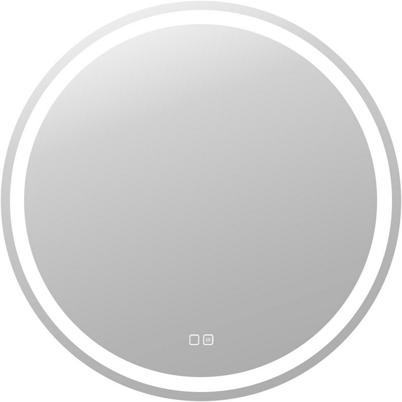 Зеркало круглое с LED-подсветкой, 65*65 см, антизапотевание, сенсорный выключатель