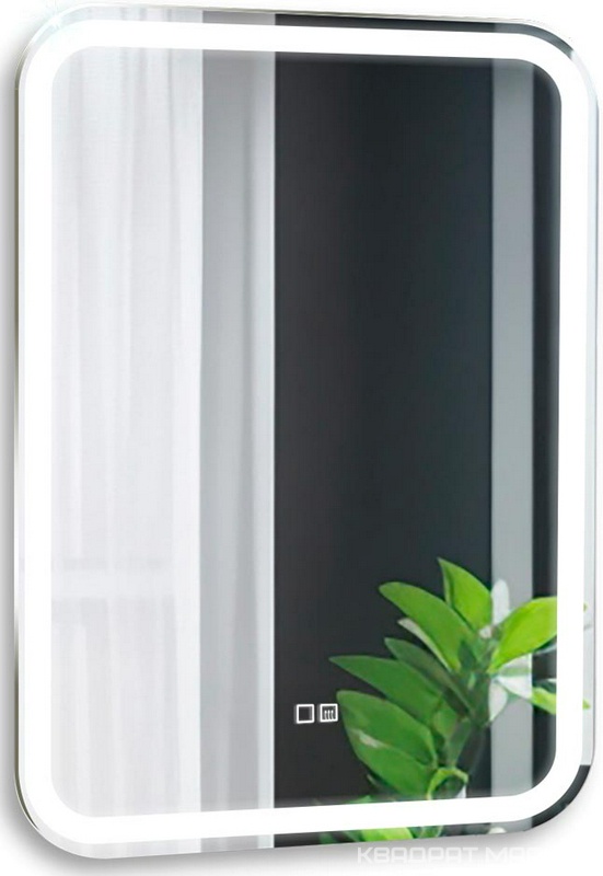 Зеркало 55*80 см, с LED-подсветкой, сенсорный выключатель с функцией димера