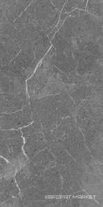 Глаз. керамогранит Pamir темно-серый рельеф ректификат XX 44,8x89,8