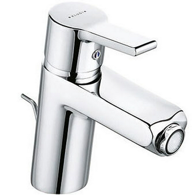 Смеситель для биде, однорычажный, с дон. клап., гибк.подвод., хром ХХ