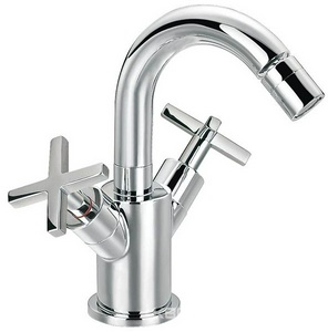 Смеситель для биде Morea, БЕЗ донного клапана, с гибкими подводками, хром XX