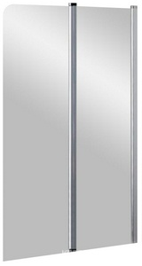 Шторка на борт ванны Supernova CVS2-100 правая блестящий профиль прозрачное стекло