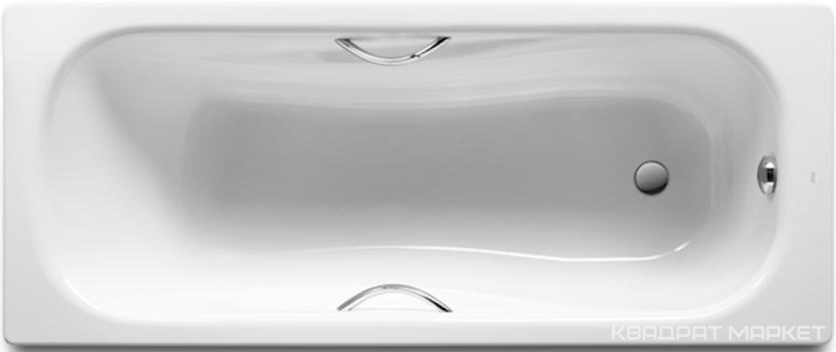 Ванна стальная PRINCESS 170х70,с отверстием под ручки, БЕЗ ручек, БЕЗ ножек ZZ