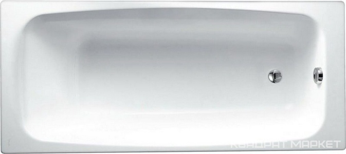 Ванна Diapason 170x75 без отверстий под ручки, без ножек ZZ