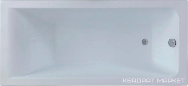 Акриловая ванна BRIGHT 180*80, каркас в комплекте, без панели и сифона
