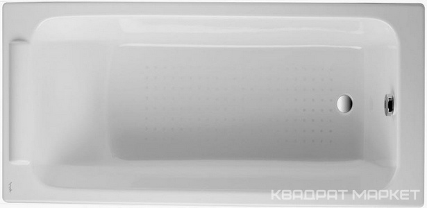 Ванна чугунную Parallel с антискользящим покрытием /170x70/, без ножек (Е4113-NF) ZZ