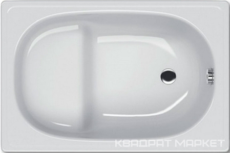 Ванна стальная 105x70E без антискользящего покрытия, с сиденьем, цв. белый ZZ