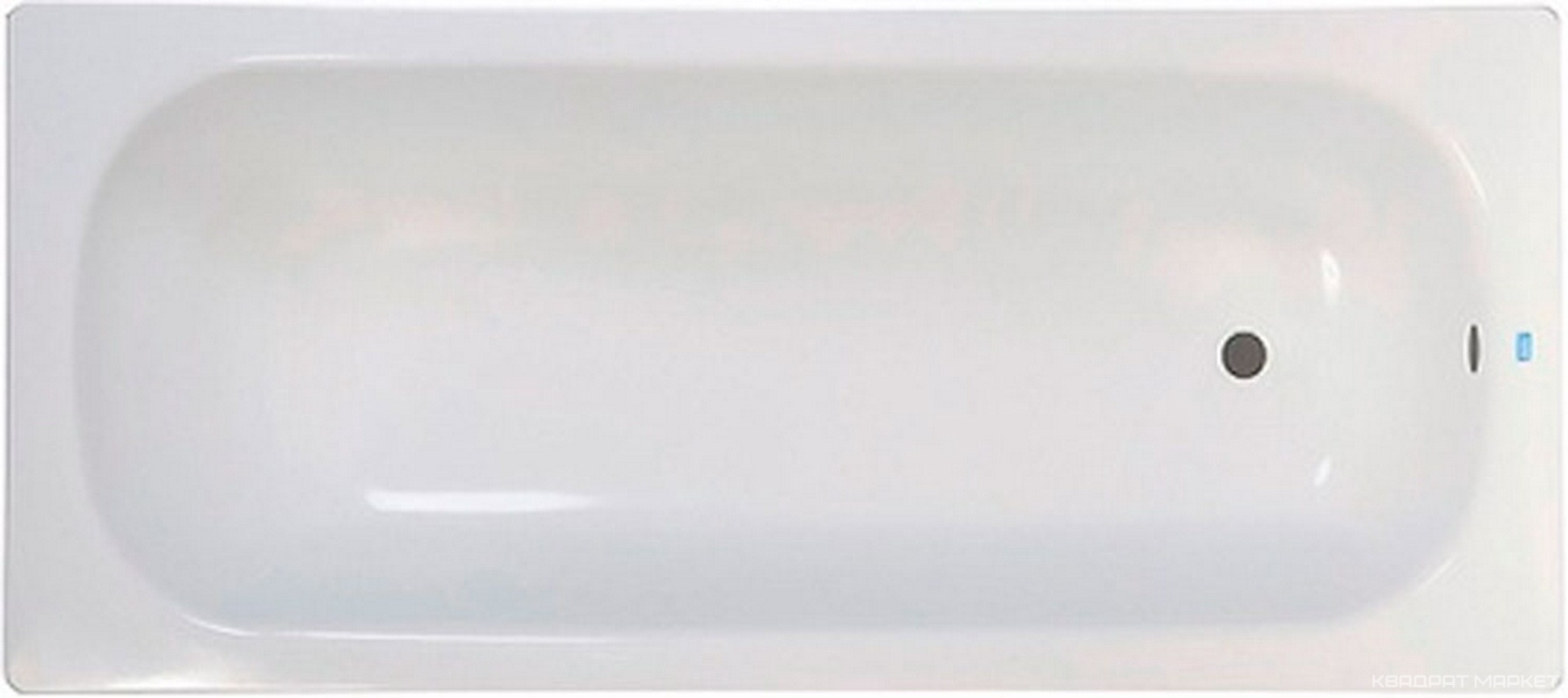 Ванна стальная 160*70 см, ножки в комплекте, БЕЗ слива-перелива