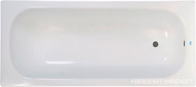 Ванна стальная 160*70 см, ножки в комплекте, БЕЗ слива-перелива