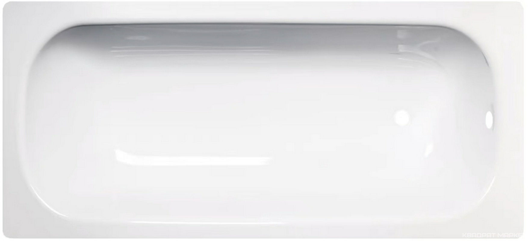 Ванна стальная 170*70 см, ножки в комплекте, БЕЗ слива-перелива XX