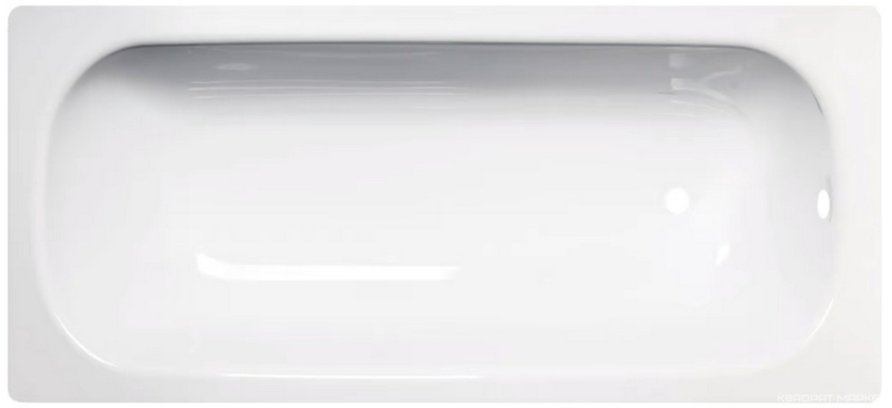 Ванна стальная 150*70 см, ножки в комплекте, БЕЗ слива-переливаZZ