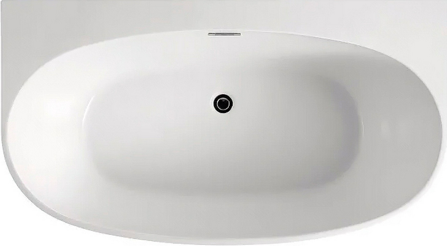 Ванна акриловая Cambridge 1695х880х580 мм пристенная, с сифоном и каркасом, цвет белый