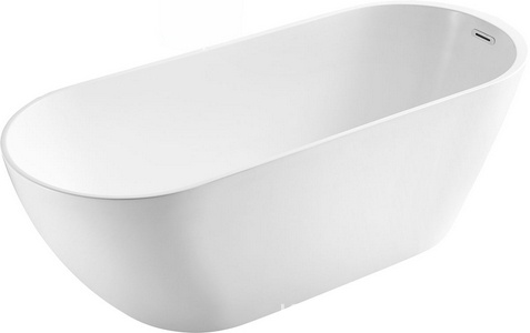 Ванна акриловая BELLAGO 1700х700х600 мм свободностоящая, с сифоном и каркасом, цвет белый, ZZ