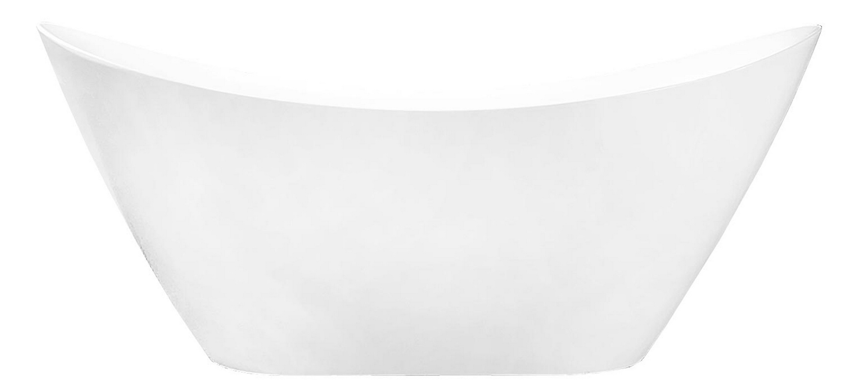 Ванна акриловая 1700х750х720 мм, свободностоящая, с сифоном и ножками, цвет белый ZZ