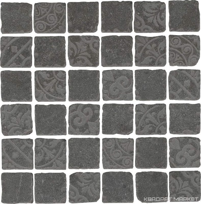 Про Фьюче антрацит мозаика дек.SAB+BR (гр.) 30x30| ZZ