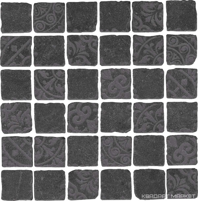Про Фьюче черный мозаика дек. SAB+BR (гр.) 30x30| ZZ