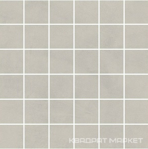 Декор Про Чементо мозаичный серый светлый матовый 30x30