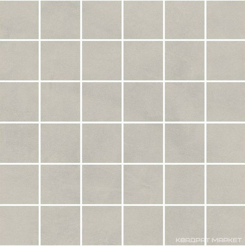 Декор Про Чементо мозаичный серый светлый матовый 30x30