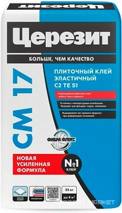 Клей Клей для крупноформ. керамогранита СМ17  25 кг.