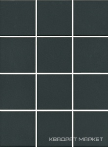 Агуста черный натуральный( из12 частей 9,8х9,8) 29.8x39.8