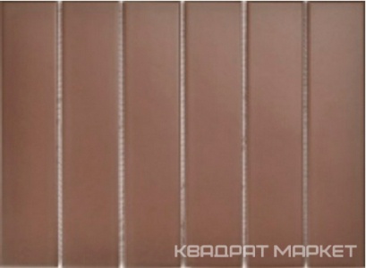 Mosaic 4.5x19.5 Y45P827 Коричневая матовая 28.8x19.5