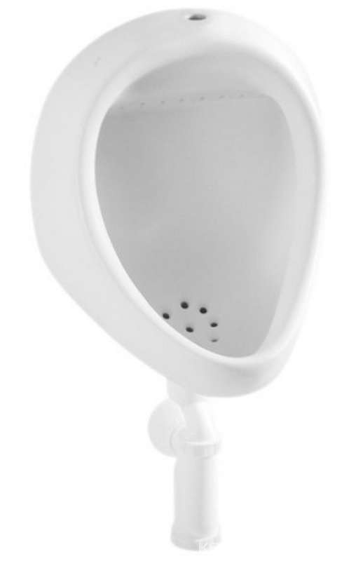 Писсуар KORINT,  наружный подвод воды, сифон в компл., белый ZZ