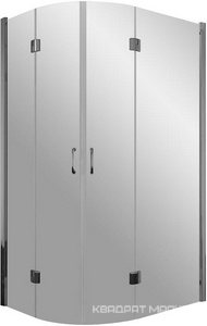 Душевое ограждение AFS-F, 100*90*1900 мм, профиль хром, стекло прозрачное, БЕЗ поддона ZZ