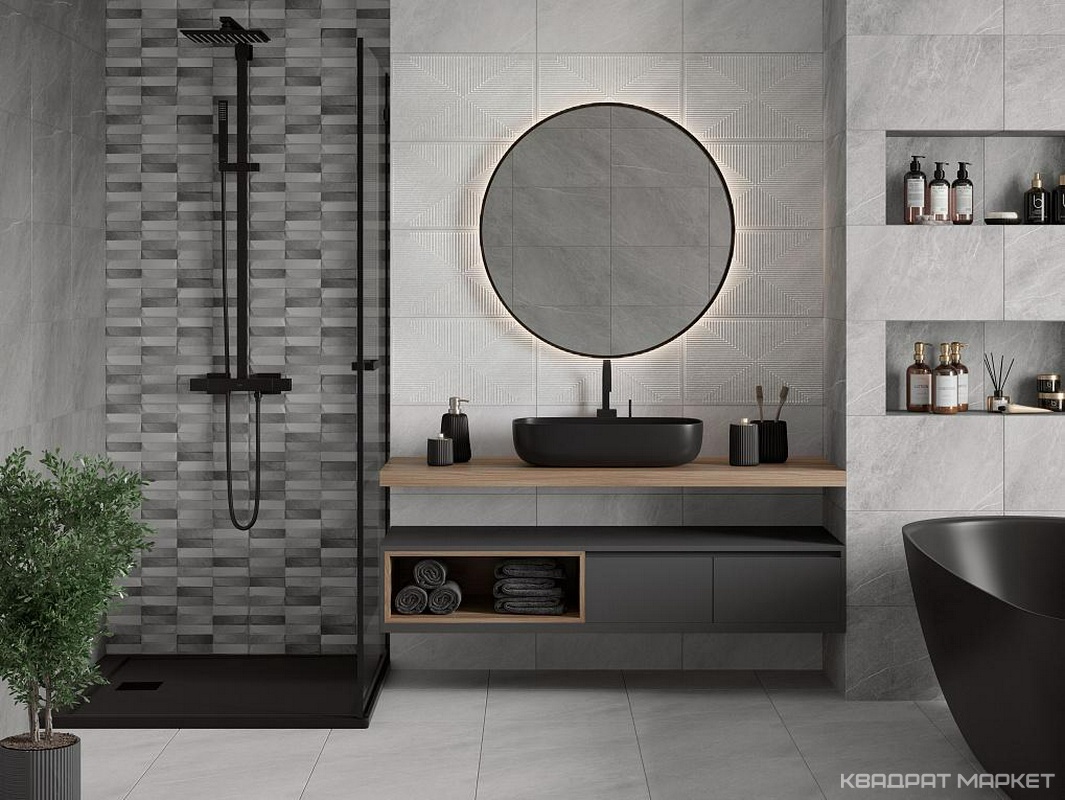 Коллекция Magma grey от Gracia ceramica