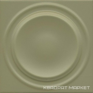 Декор Аква Альта 2 зелёный матовый структура 20x20