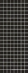 Декор Алькала чёрный мозаичный  |20x50