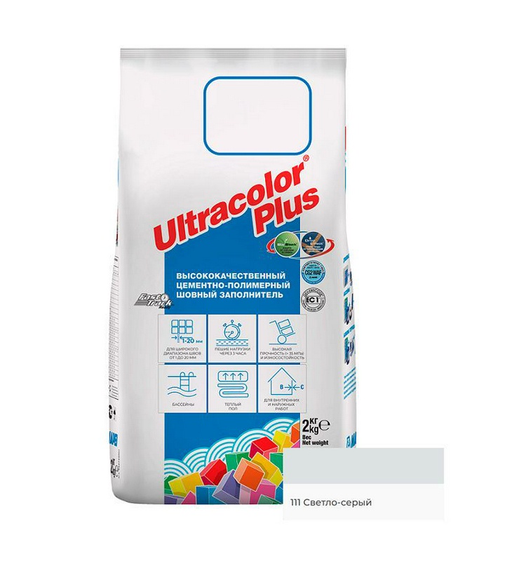 ULTRACOLOR PLUS затирка д/швов  N111/2кг (Светло-серый)