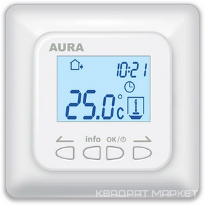Терморегулятор Aura LTC530 белый