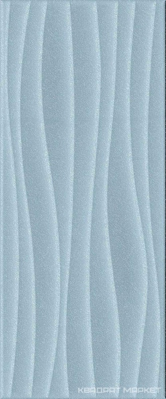 Monocolor sugar blue wall 01 25х60