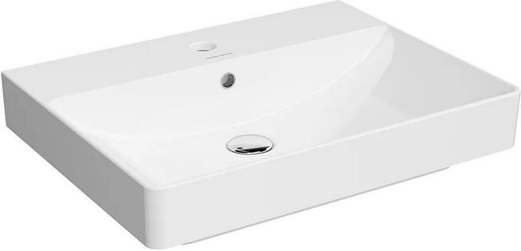 Раковина 55 см мебельная/подвесная, цв.белый глянец