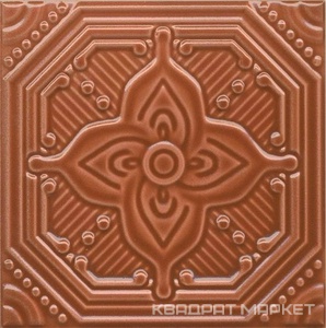 Декор Салинас оранжевый|15x15