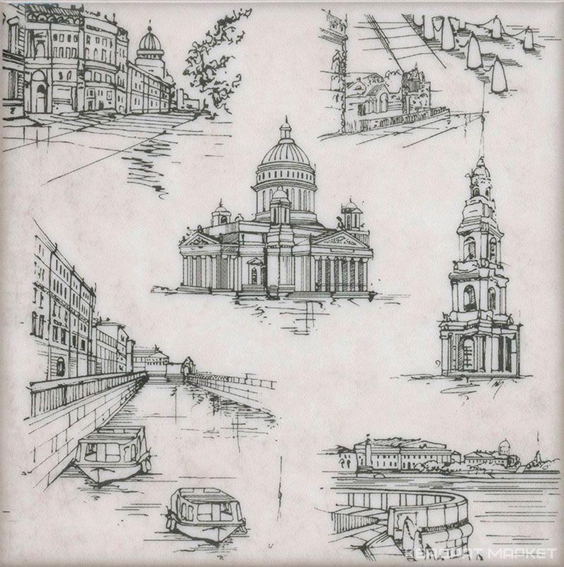 Декор Марчиана SpB A536 |20x20