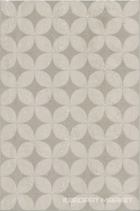 Декор Туф бежевый светлый глянцевый |20x30