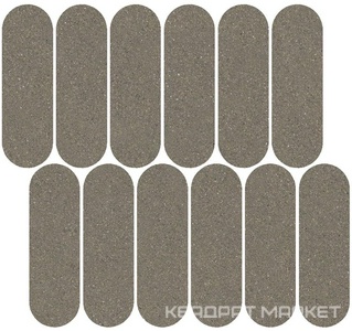 Декор Джиминьяно наборный коричневый матовый 30x32