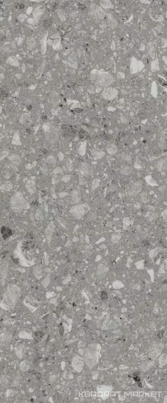 Terrazzo grey wall 01 25х60