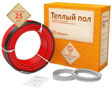 Секция нагревательная кабель"Warmstad"WSS 12,5м/175 Вт