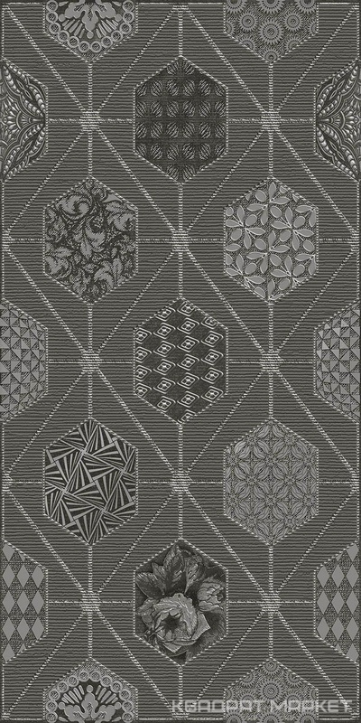 Декор Devore gris geometria 31.5x63