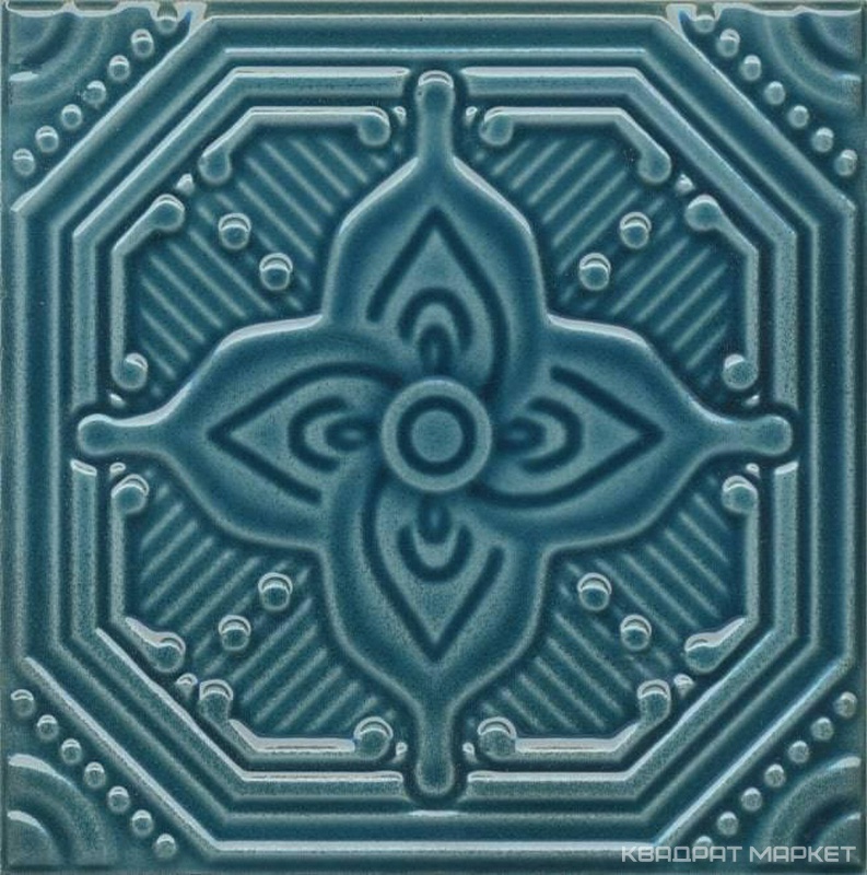Декор Салинас синий |15x15