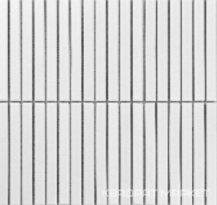 Mosaic 1.5х14.5 Y15F801 Белый  матовый 29.4х31.3