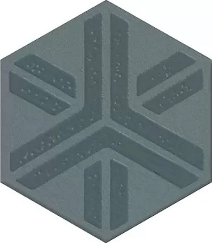 Декор Агуста синии? матовыи? 5.2x6