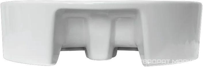 Раковина-чаша накладная Best Shelf 43х43х12, с отверстием прод смеситель, белая