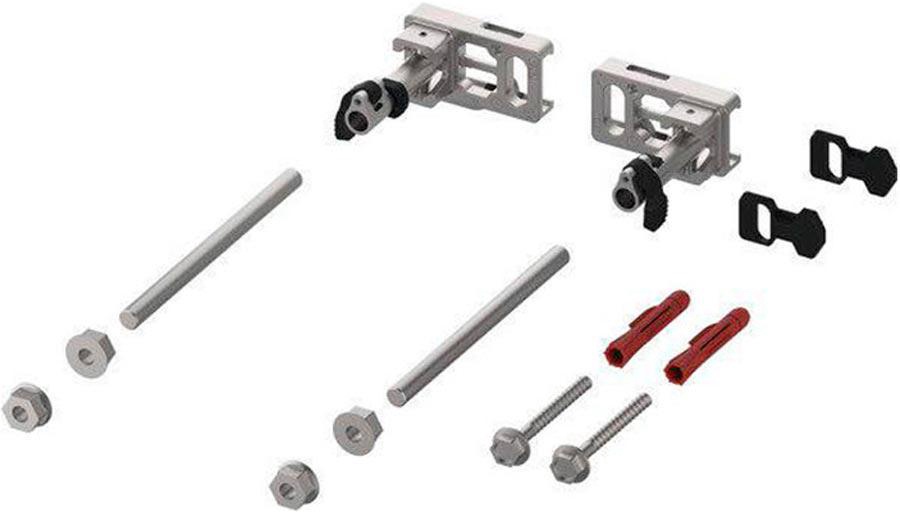 Крепление (комплект) модуля с регулировкой глубины монтажа и быстрой фиксацией, (расстояние установки 150-240мм), TECEprofil