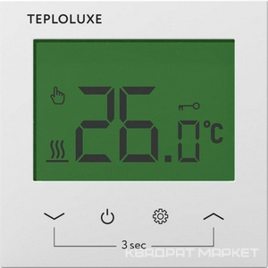 Терморегулятор электр. Pontus белый