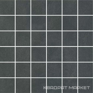 Декор Про Чементо мозаичный антрацит матовый 30x30