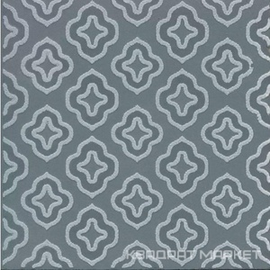 Декор Агуста 2 синий матовый 9,8x9,8